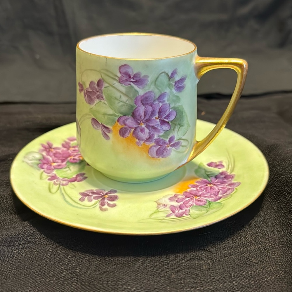 Vintage Rosenthol Selb Bavaria Donatello China Tea Cup & Saucer Rare Find